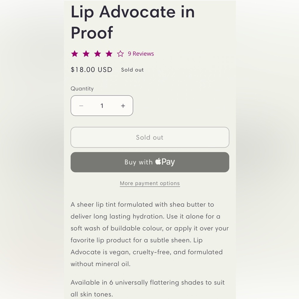 FLOSS Lip Advocate in “Proof” (Brand New!) 💘 - Picture 8 of 8